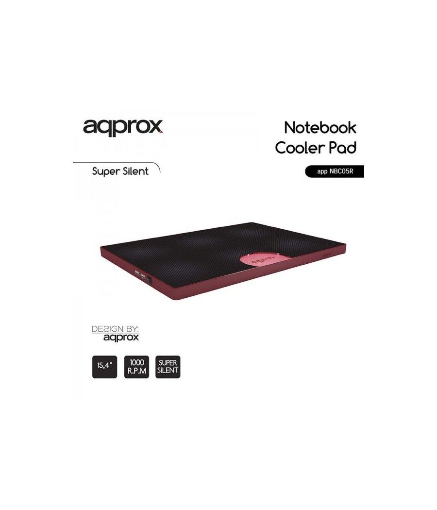 approx APPNBC05R Refrigerador portatil 15.4" Rojo - Imagen 2