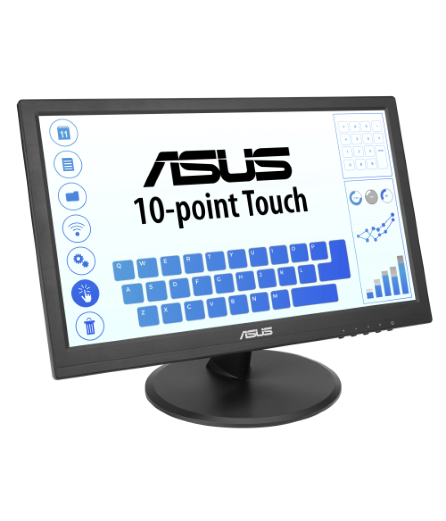 Asus vt169he monitor táctil, 16", fhd 1920x1080, ips, frameless