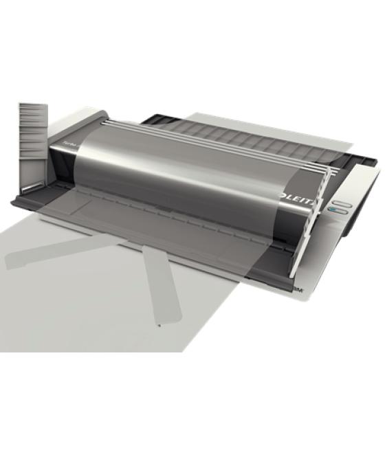 Plastificadora leitz ilam touch 2 turbo din a3 4 rodillos hasta 250 mc color blanco/plata