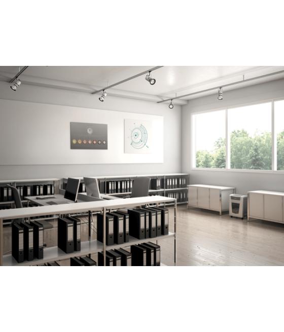 Destructora de documentos leitz iq office pro p5 capacidad de corte 15 hojas destruye grapas y clips 30