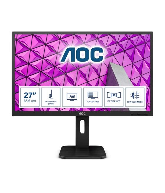 AOC P1 27P1 pantalla para PC 68,6 cm (27") 1920 x 1080 Pixeles Full HD LED Negro - Imagen 1