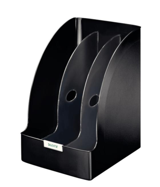Revistero leitz exclusive plus jumbo poliestireno color negro 213x321x250 mm