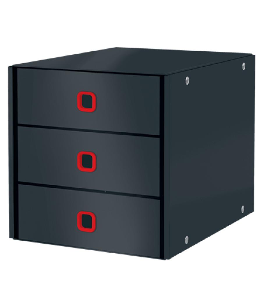 Fichero cajones de sobremesa leitz click&store 3 cajones color gris 290x283x360 mm