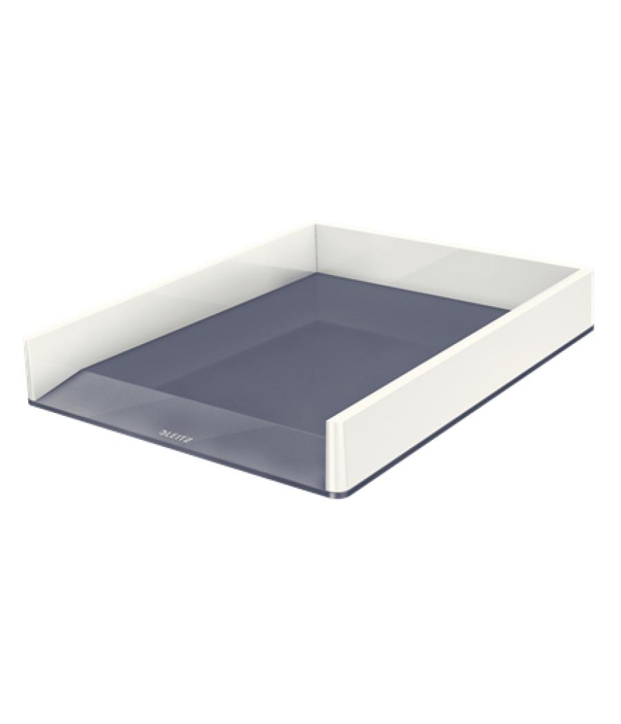 Bandeja sobremesa plástico leitz wow dual blanco/gris 267x49x336 mm
