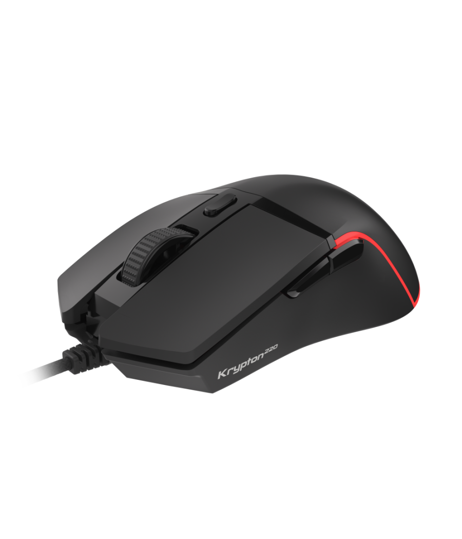 Raton gaming genesis krypton 220 rgb sensor optico 6400 dpi