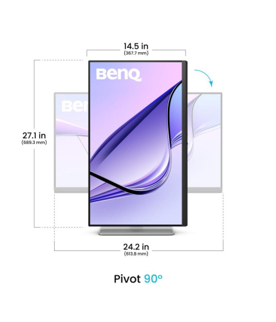 Benq ma270u pantalla para pc 68,6 cm (27") 3840 x 2160 pixeles 4k ultra hd blanco