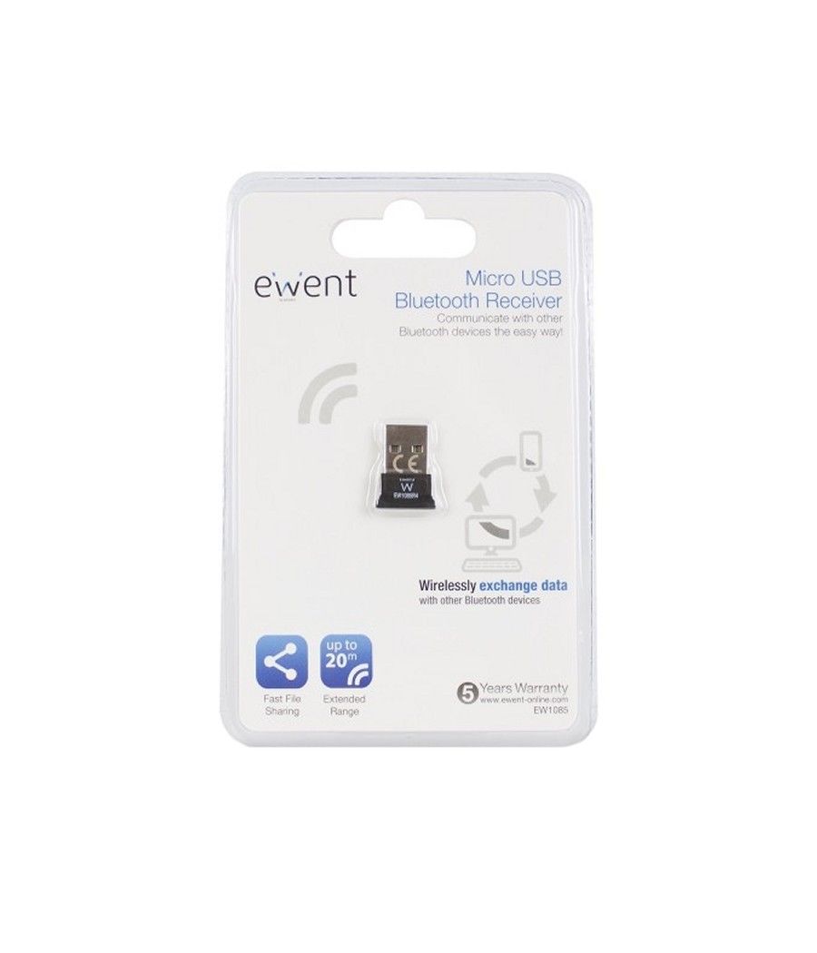 EWENT EW1085 Mini Bluetooth Receptor USB 10m - Imagen 5
