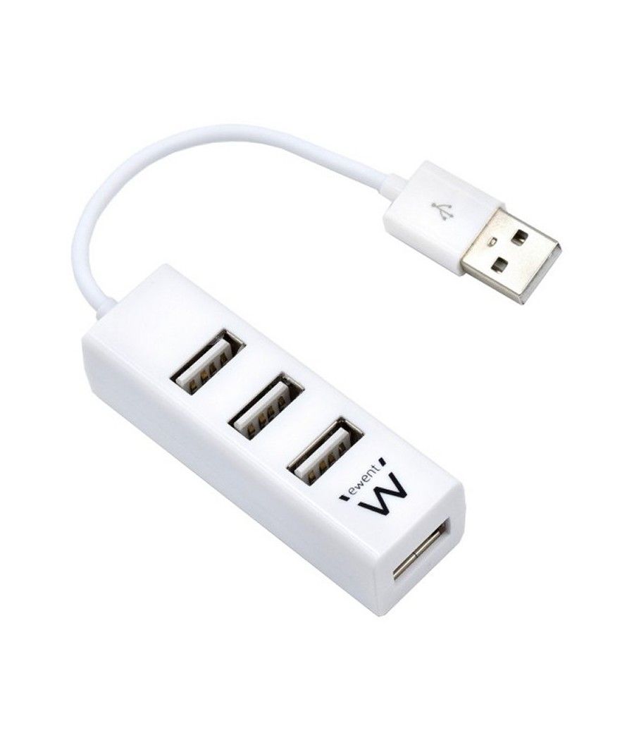 EWENT EW1122 MINI-HUB USB 4 PUERTOS BLANCO - Imagen 4