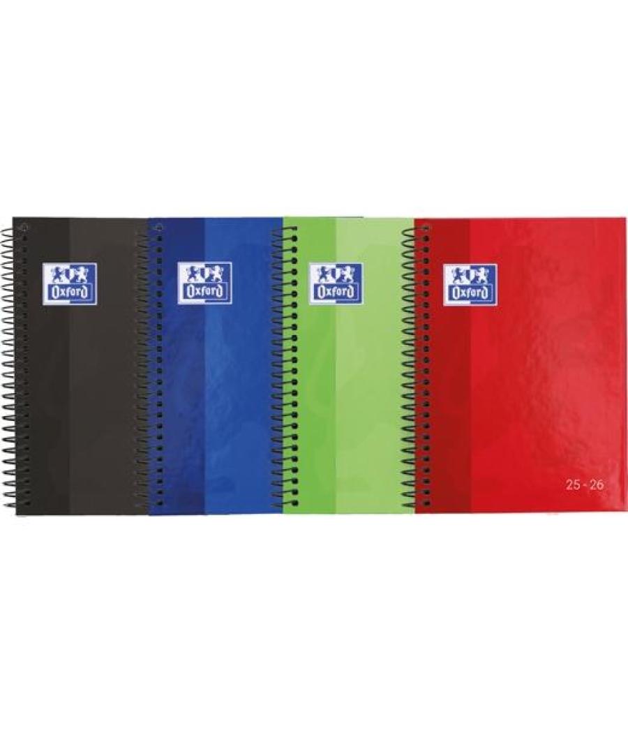 Oxford agenda escolar school espiral 4º sv t/extradura c/surtidos 2025-2026 castellano