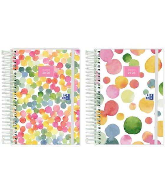 Oxford agenda escolar joy espiral 8º dp t/extradura c/surtidos 2025-2026 castellano