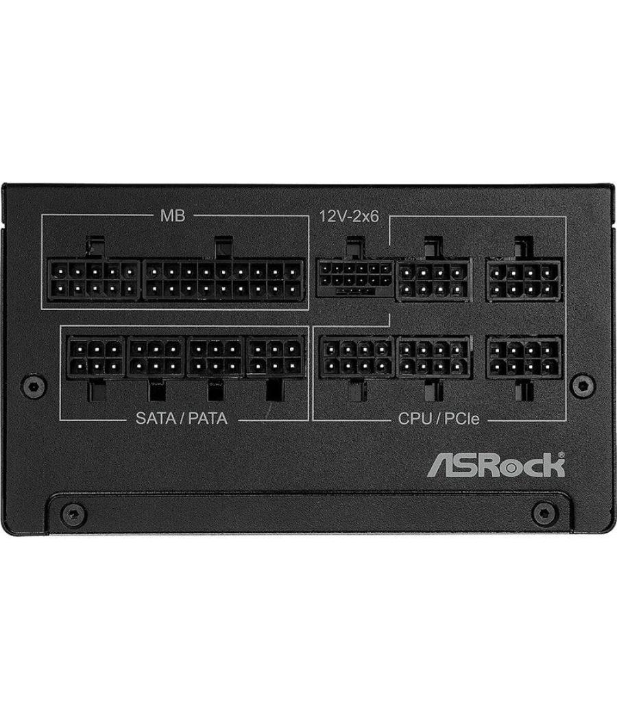 Fuente alimentacion asrock sl-650g,psu,650w,80 plus gold,135mm,modular,pci-e 5.1 (12+4pin)x1,pci-e (6+2 pin)x3,sata (5 pin)x9