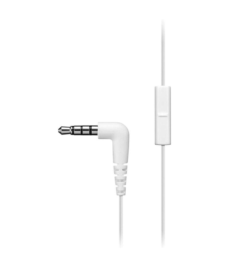 Auriculares intrauditivos panasonic rp-tcm55/ con micrófono/ jack 3.5/ blancos