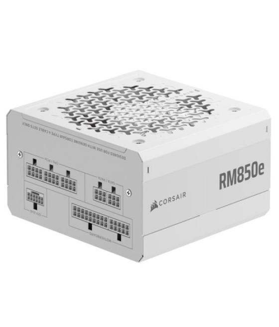 Fuente aliment. corsair rm850e (2025) 80+ gold full modular atx 3.0 850 watt blanca cp-9020293-eu