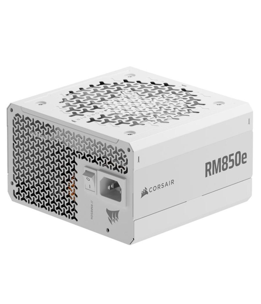 Fuente aliment. corsair rm850e (2025) 80+ gold full modular atx 3.0 850 watt blanca cp-9020293-eu