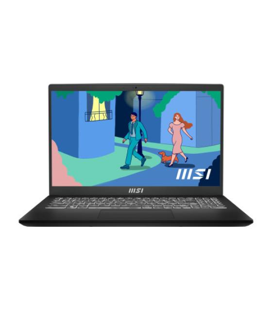 Msi modern 15 b7m-461es amd ryzen™ 5 7430u portátil 39,6 cm (15.6") full hd 16 gb ddr4-sdram 512 gb ssd wi-fi 6e (802.11ax) wind