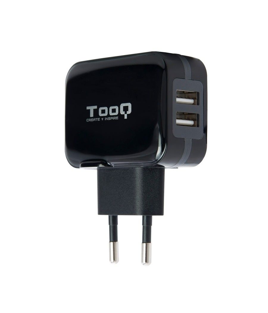TooQ TQWC-1S02 Cargador de pared 2 USB Negro - Imagen 6