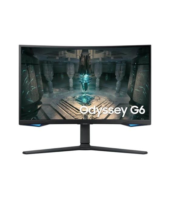 Smart monitor gaming curvo samsung odyssey g6 s27bg650eu 27'/ qhd/ 1ms/ 240hz/ va/ multimedia/ regulable en altura/ smart tv/ ne