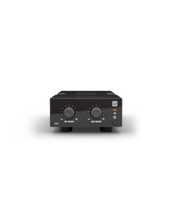 Ld systems integration serie tica (ldpre2) two-channel microphone and line mixer warranty 5 years (pu8)