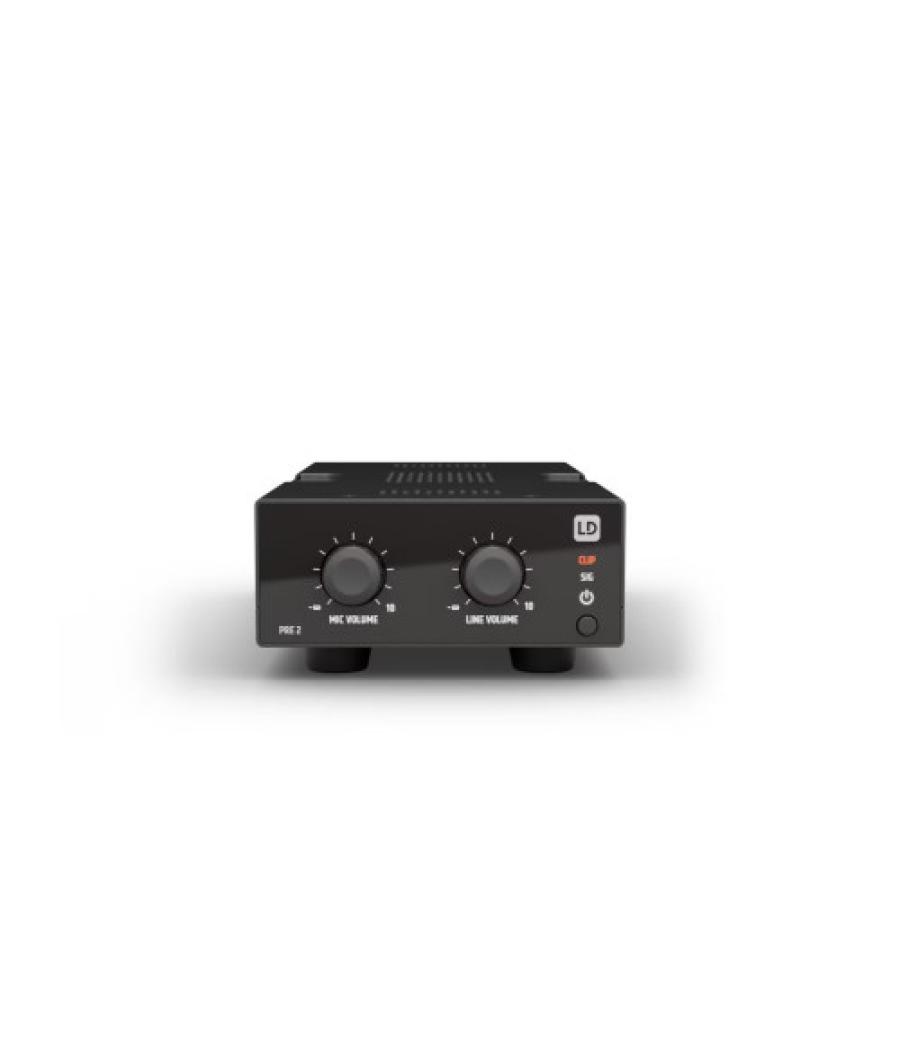 Ld systems integration serie tica (ldpre2) two-channel microphone and line mixer warranty 5 years (pu8)