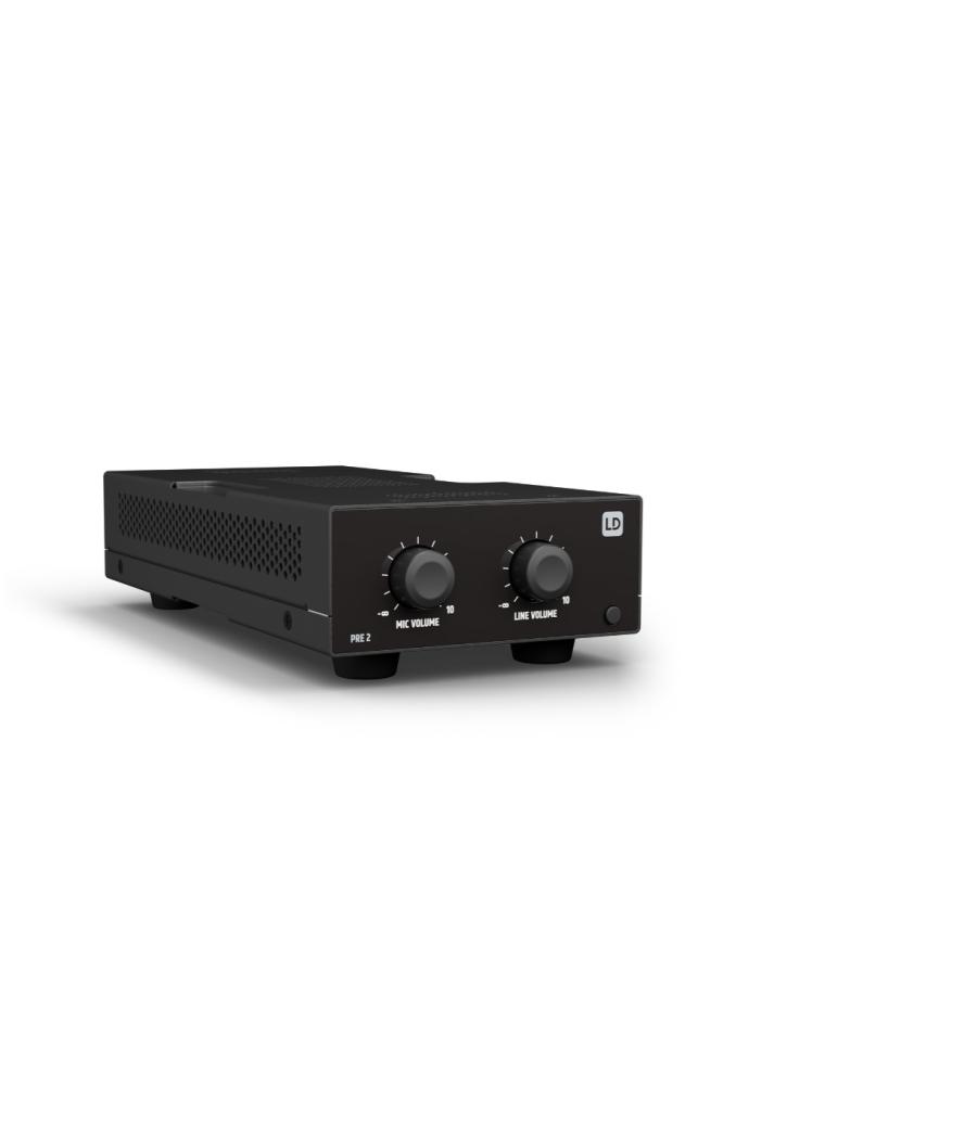 Ld systems integration serie tica (ldpre2) two-channel microphone and line mixer warranty 5 years (pu8)