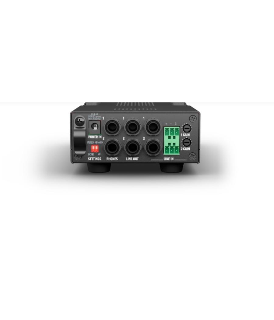 Ld systems integration serie tica (ldhpa2) 2-channel headphone amplifier warranty 5 years (pu8)