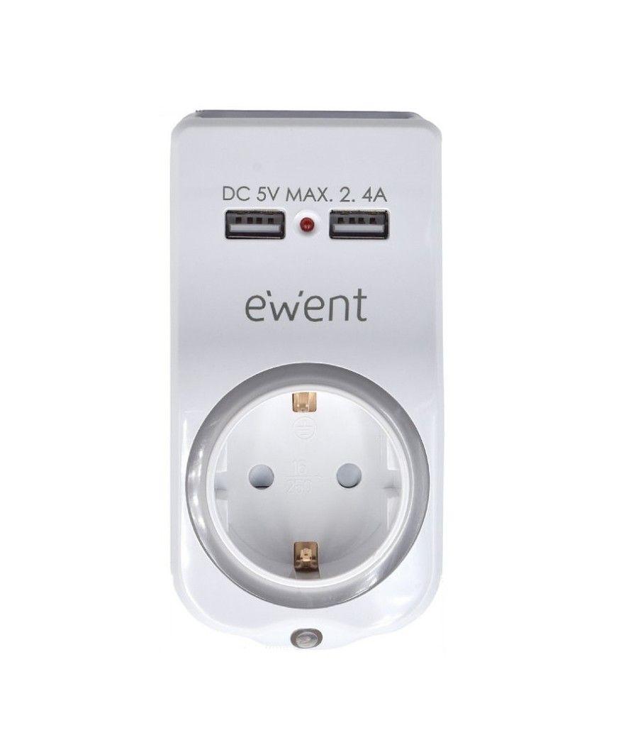 Ewent Cargador USB 4en1 2.4A - Imagen 6