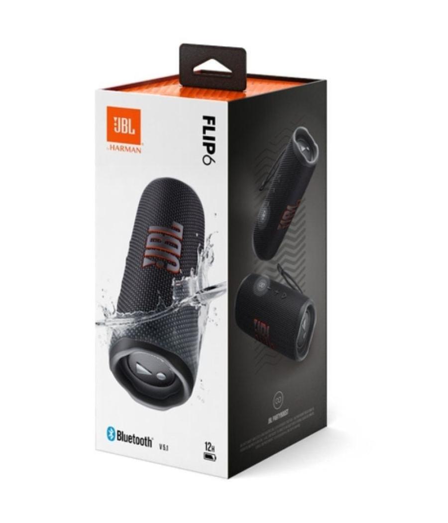 Altavoz con bluetooth jbl flip 6/ 30w/ 1.0