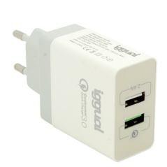 iggual Cargador 2xUSB carga rápida QC3.0 30W - Imagen 5