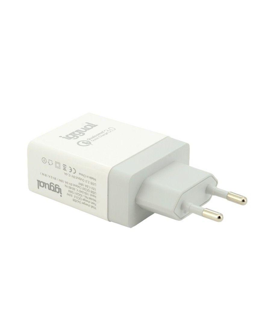 iggual Cargador 2xUSB carga rápida QC3.0 30W - Imagen 7