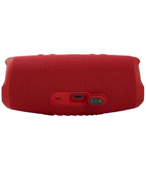 Altavoz con bluetooth jbl charge 5/ 40w/ 1.0/ rojo