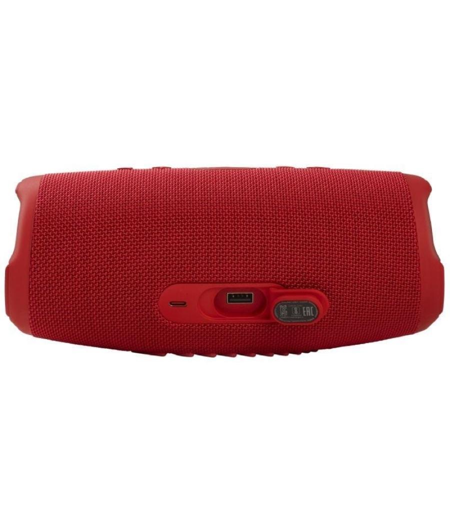 Altavoz con bluetooth jbl charge 5/ 40w/ 1.0/ rojo