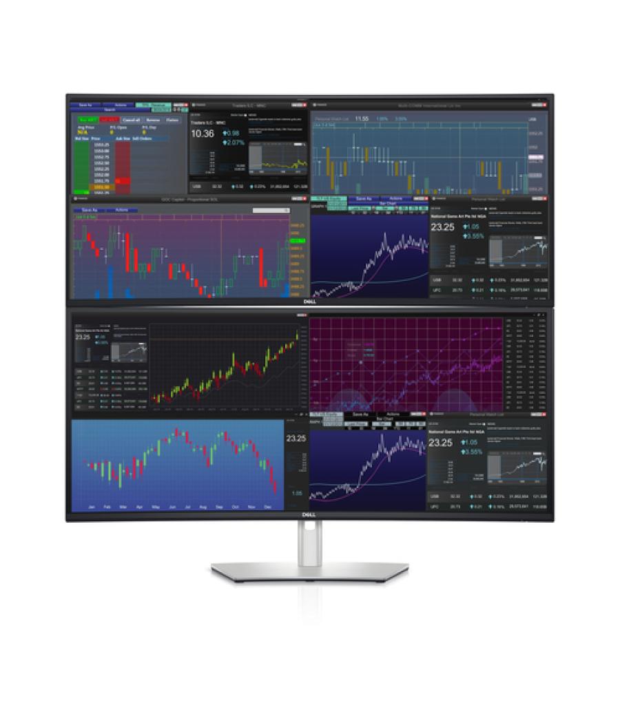 DELL UltraSharp U3824DW LED display 95,2 cm (37.5") 3840 x 1600 Pixeles Wide Quad HD+ LCD Negro, Plata