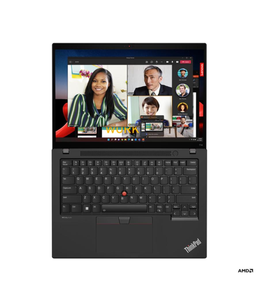 Lenovo ThinkPad T14 Gen 4 (AMD) AMD Ryzen™ 7 PRO 7840U Portátil 35,6 cm (14") WUXGA 16 GB LPDDR5x-SDRAM 512 GB SSD Wi-Fi 6E (802