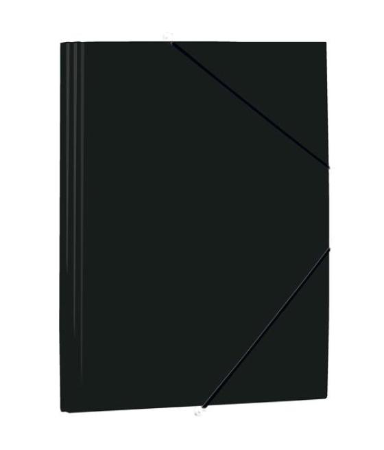 Mariola carpeta con gomas y solapas folio polipropileno 450 micras negro