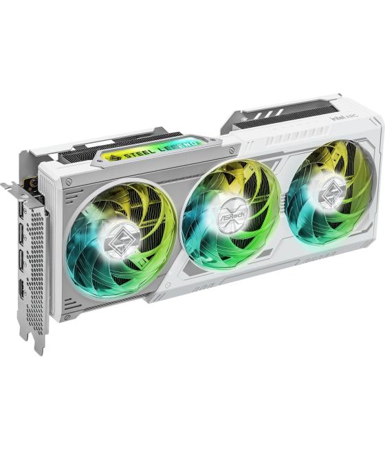 Vga asrock b580 steel legend 12gb oc,intel,b580,12gb,gddr6,192bit,3dp+1hdmi,argb leds,3 ventiladores (b580 sl 12go)