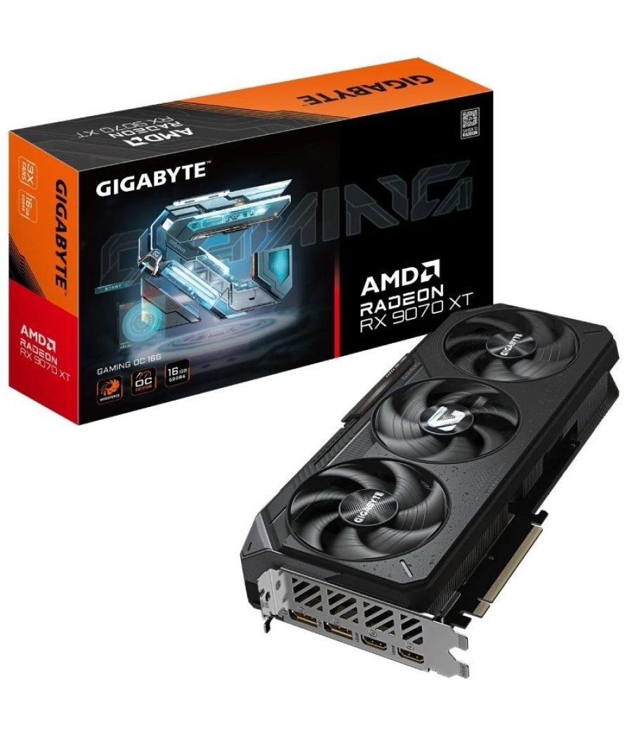 Tarjeta gráfica gigabyte radeon rx 9070 xt gaming oc/ 16gb gddr6