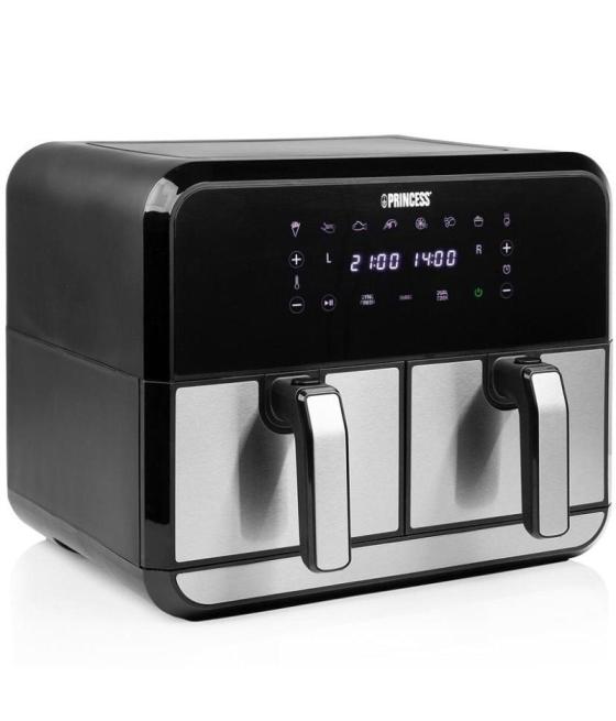 Freidora por aire / sin aceite princess double basket airfryer 182074/ 2400w/ capacidad 8l