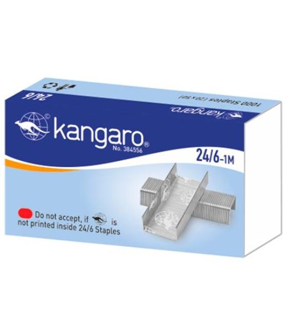 Kangaro grapas 24/6 caja 1000u