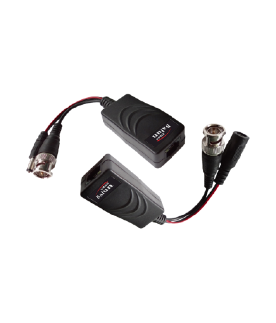 (dh-pfm802) dahua video balun pasivo (pareja) transmisor de datos y alimentación de video 1 canal