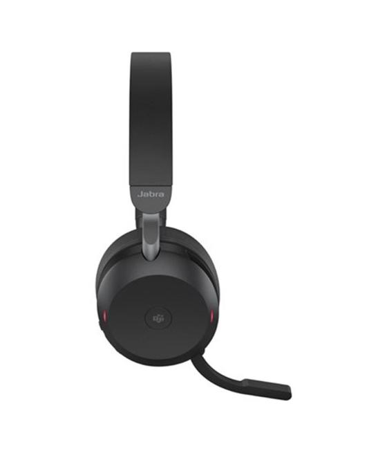 Auriculares jabra evolve2 75 ms stereo inalambrico negro
