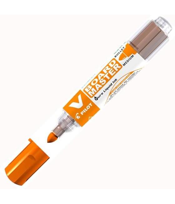 Pilot rotulador pizarra blanca v board master recargable naranja
