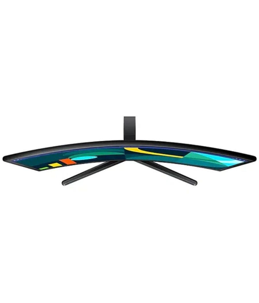 Monitor curvo samsung essential monitor s3 s24d366gau/ 24'/ full hd/ negro