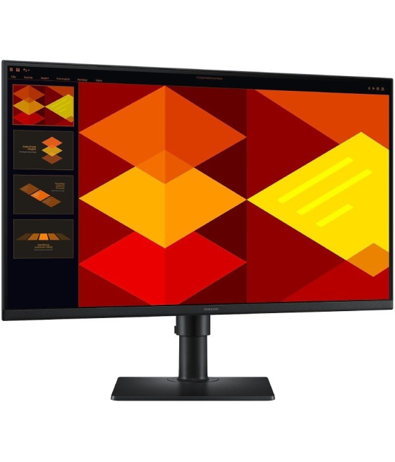 Monitor profesional samsung essential monitor s4 s27d400gau/ 24'/ full hd/ regulable en altura/ negro