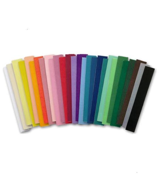 Sadipal rollo de papel crepé 0,50x2,50m blanco -10u-