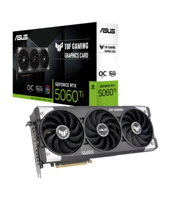 Asus tuf gaming tuf-rtx5060ti-o16g-gaming nvidia geforce rtx 5060 ti 16 gb gddr7