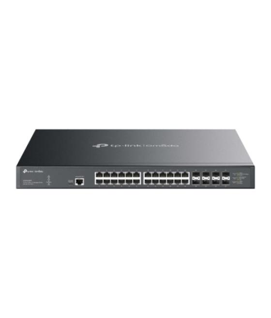 Tp-link omada sx3832mpp switch gestionado l2+ 10g ethernet (100/1000/10000) energía sobre ethernet (poe) din rail negro