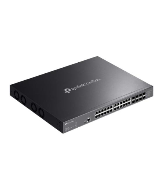 Tp-link omada sx3832mpp switch gestionado l2+ 10g ethernet (100/1000/10000) energía sobre ethernet (poe) din rail negro
