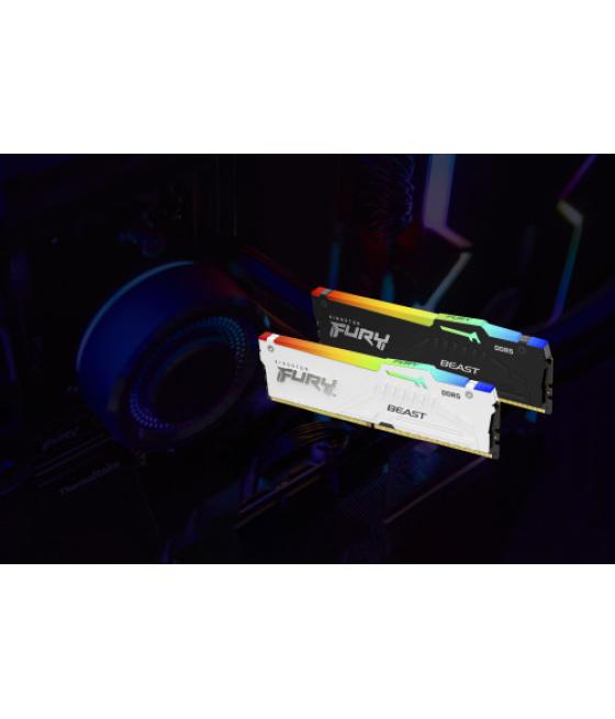 Memoria kingston 32gb 6000mt/s ddr5 cl30  fury beast rgb expo - kf560c30bbea-32