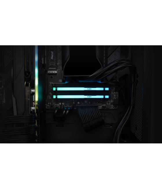 Memoria kingston 32gb 6000mt/s ddr5 cl30  fury beast rgb expo - kf560c30bbea-32