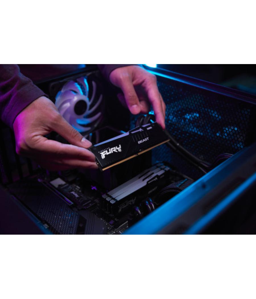 Memoria kingston 32gb 6000mt/s ddr5 cl30  fury beast rgb expo - kf560c30bbea-32